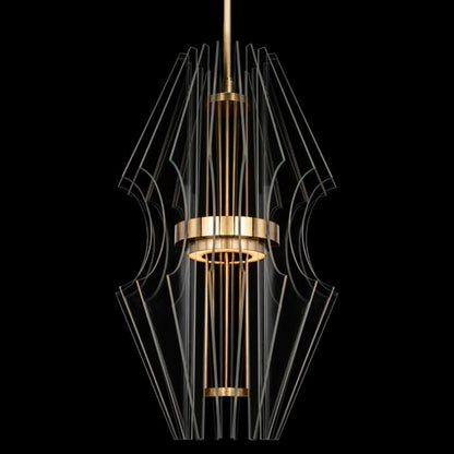 Fine Art Handcrafted Lighting Newton 21" Wide LED Crystal Chandelier