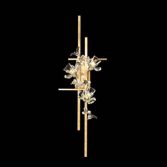 Fine Art Handcrafted Lighting Azu 3 Light 44" Tall Wall Sconce
