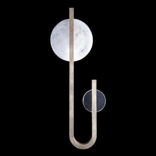 Fine Art Handcrafted Lighting Selene 2 Light 36" Tall LED Wall Sconce with Shade
