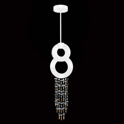 Fine Art Handcrafted Lighting Capri 11" Wide LED Crystal Mini Pendant