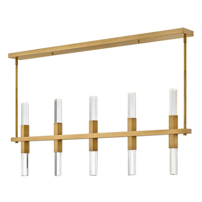 Fredrick Ramond Cecily 10 Light 54" Wide LED Linear Chandelier