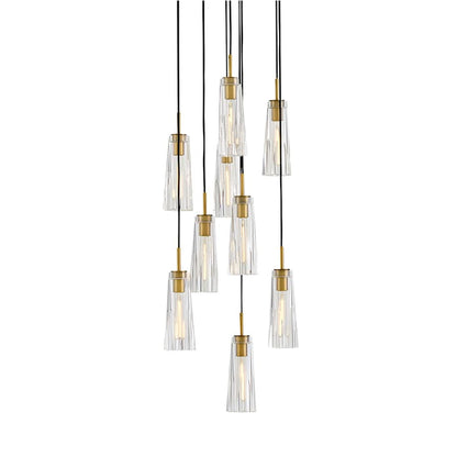 Fredrick Ramond Cosette 9 Light 20" Wide LED Multi Light Pendant