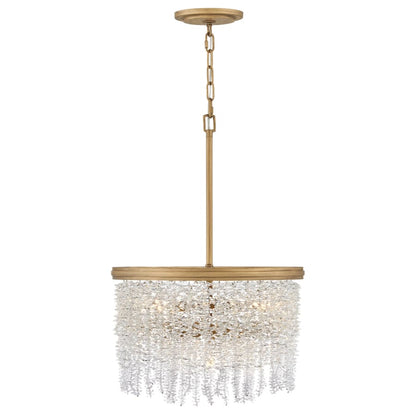 Fredrick Ramond Rubina 4 Light 18" Wide Semi-Flush Ceiling Fixture / Converts to Pendant