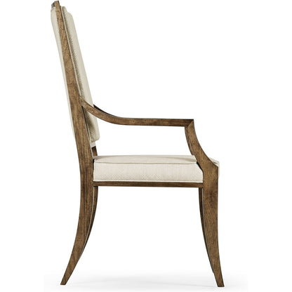 Jonathan Charles Barcelona Arm Chair (496063-AC-WBA-F200) - Set of 2