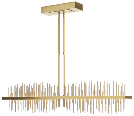 Gossamer 51.9" Wide Large Modern Brass And Soft Golds LED Pendant