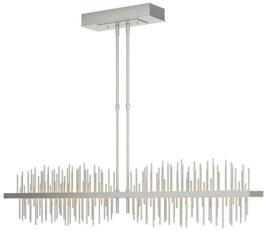 Gossamer 51.9" Wide Large Vintage Platinum LED Pendant