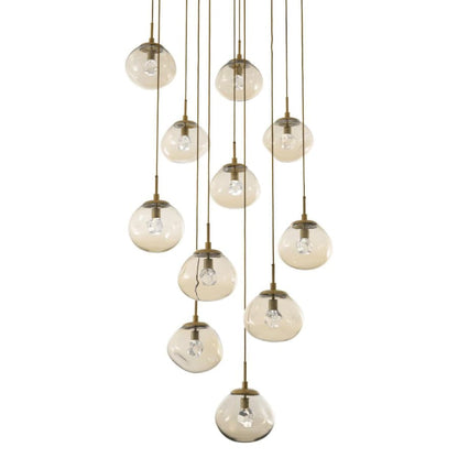 Hammerton Studio Nova 38" Wide 11 Light LED Crystal Multi Light Pendant