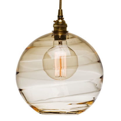 Hammerton Studio Misto 37" Wide Artisan Crafted Optic Glass 12 Light Pendant
