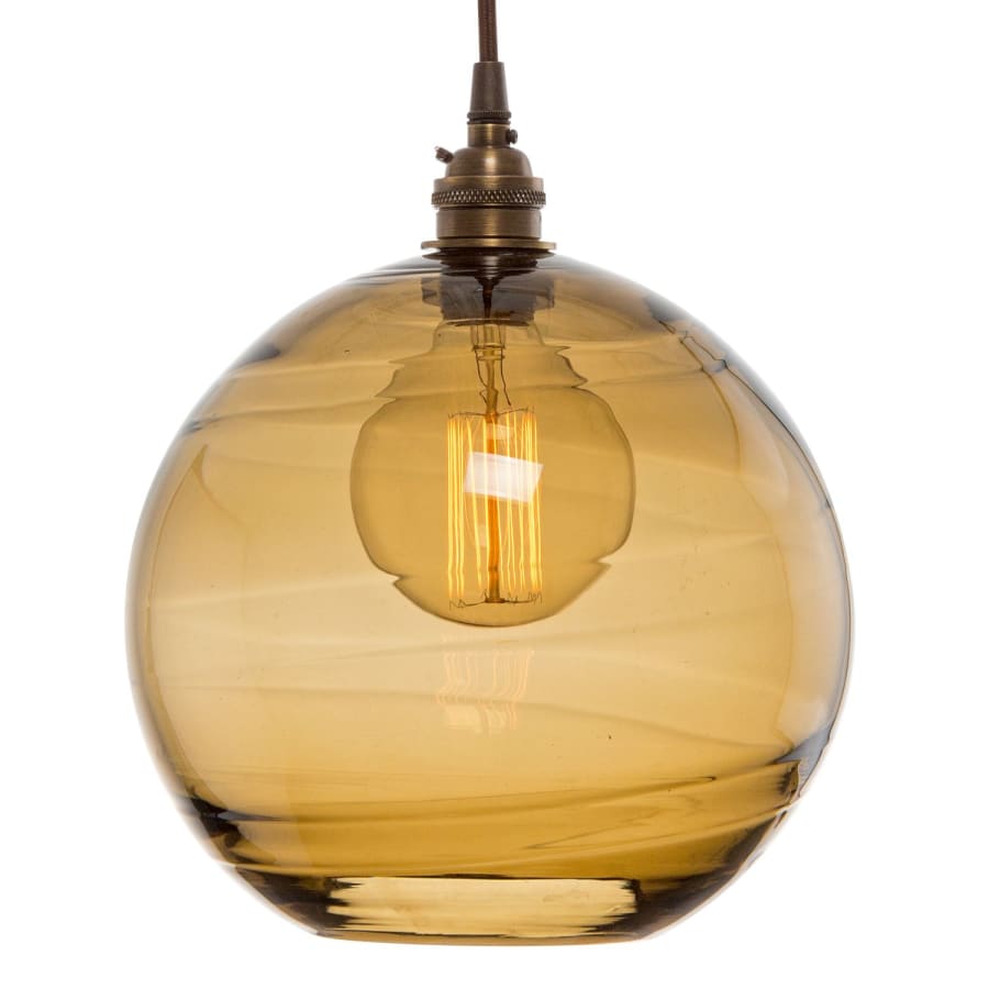 Hammerton Studio Terra 21" Wide Artisan Crafted Optic Glass 3 Light Pendant