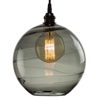 Hammerton Studio Misto 40" Wide Artisan Crafted Optic Glass 5 Light Linear Pendant