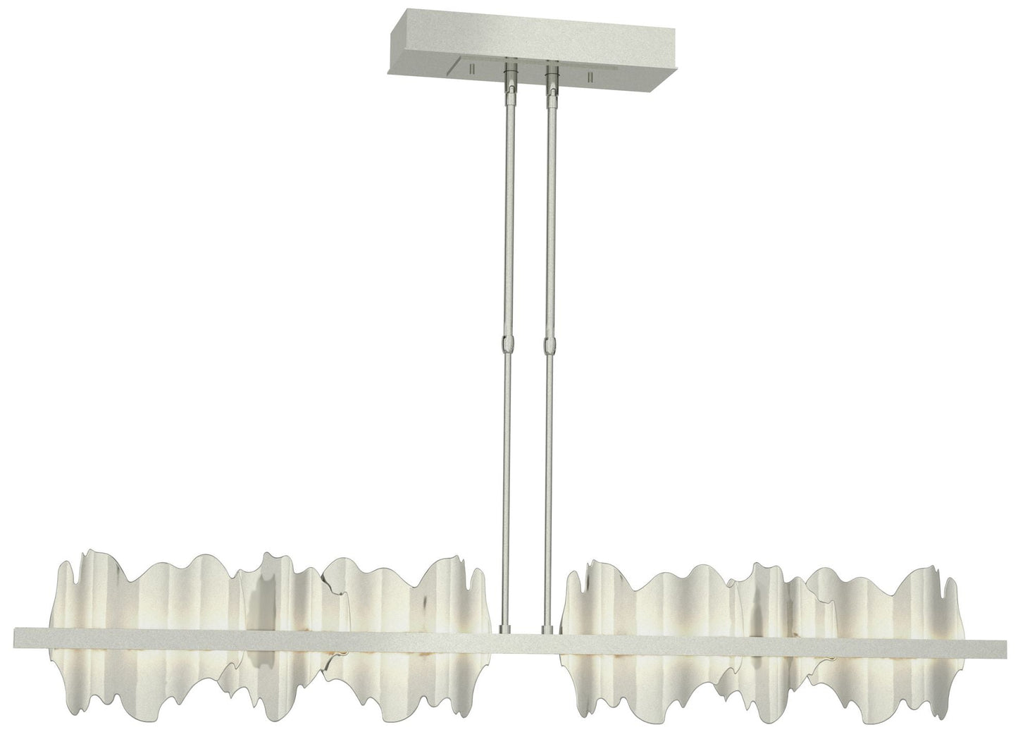 Hildene 51.9" Sterling & Sterling Long LED Pendant