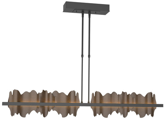 Hildene 51.9" Wide Large Black And Bronze LED Pendant