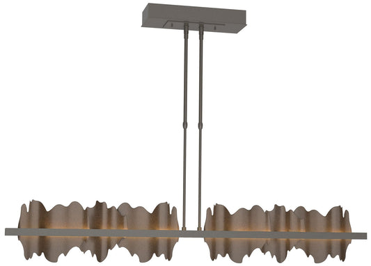 Hildene 51.9" Wide Large Dark Smoke And Bronze LED Pendant