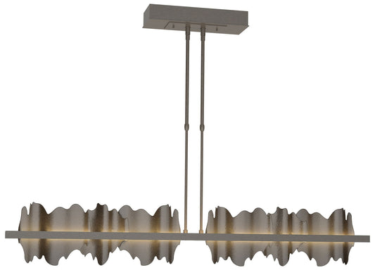 Hildene 51.9" Wide Large Dark Smoke And Oil Rubbed Bronze LED Pendant