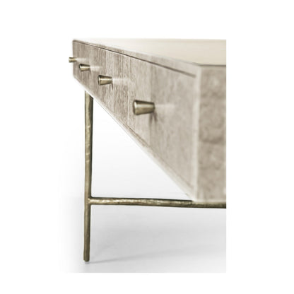 Jonathan Charles Surge Madrona Burl Desk (500401-DMB)