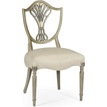 Jonathan Charles Buckingham Gilded Dining Side Chair (495819-SC-PBG-F200) - Set of 2