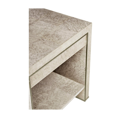 Jonathan Charles Surge Madrona Burl End Table (500415-DMB)
