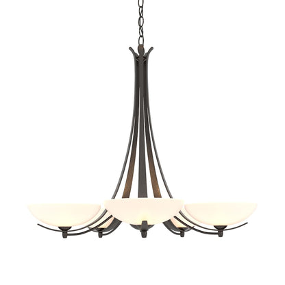 Hubbardton Forge Aegis 5 Light 32" Wide Chandelier