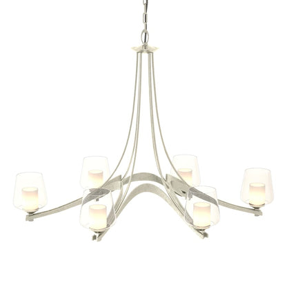 Hubbardton Forge Ribbon 6 Light 39" Wide Chandelier