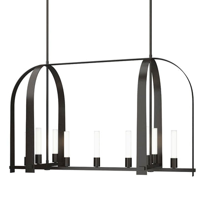 Hubbardton Forge Triomphe 9 Light 41" Wide Linear Pendant