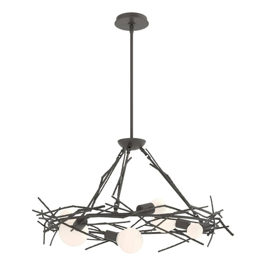 Hubbardton Forge Brindille 6 Light 37" Wide LED Abstract Pendant