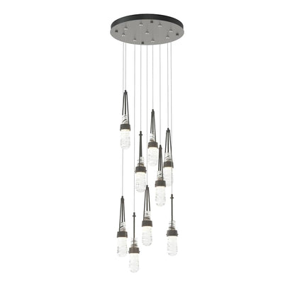 Hubbardton Forge Link 9 Light 21" Wide Multi Light Pendant