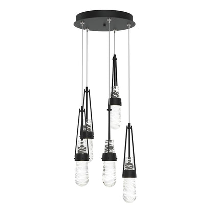 Hubbardton Forge Link 5 Light 13" Wide Multi Light Pendant