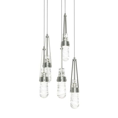 Hubbardton Forge Link 5 Light 13" Wide Multi Light Pendant