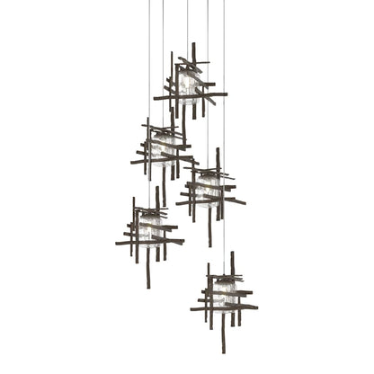 Hubbardton Forge Tura 5 Light 28" Wide Multi Light Pendant