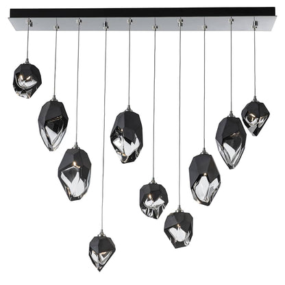 Hubbardton Forge Chrysalis 10 Light 45" Wide Linear Pendant