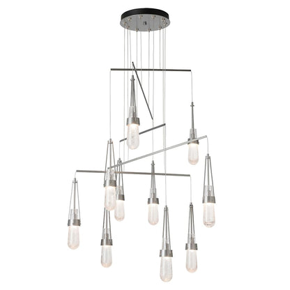 Hubbardton Forge Link 10 Light 35" Wide Multi Light Pendant
