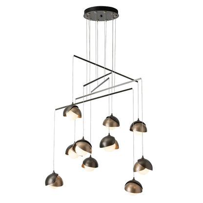 Hubbardton Forge Brooklyn 10 Light 38" Wide Multi Light Pendant