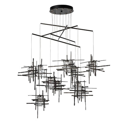 Hubbardton Forge Tura 10 Light 49" Wide Multi Light Pendant