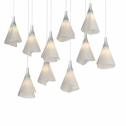 Hubbardton Forge Mobius 10 Light 46" Wide Linear Pendant