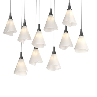 Hubbardton Forge Mobius 10 Light 46" Wide Linear Pendant