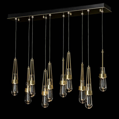 Hubbardton Forge Link 10 Light 45" Wide Linear Pendant