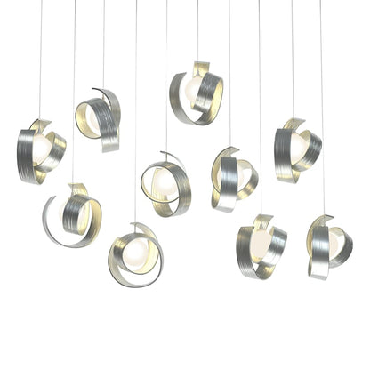Hubbardton Forge Riza 10 Light 47" Wide Linear Pendant