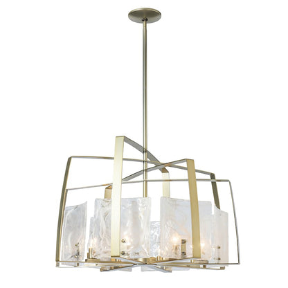 Hubbardton Forge Arc 8 Light 34" Wide Drum Chandelier
