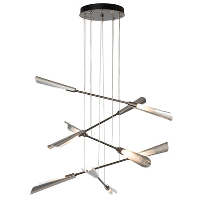 Hubbardton Forge Flight 10 Light 40" Wide Multi Light Pendant