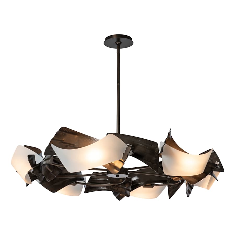 Hubbardton Forge Crest 6 Light 38" Wide Abstract Pendant