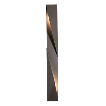 Hubbardton Forge Carbon 2 Light 63" Tall Outdoor Wall Sconce