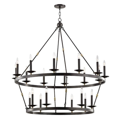 Hudson Valley Lighting Allendale 20 Light 47" Wide Two-Tier Candle Chandelier