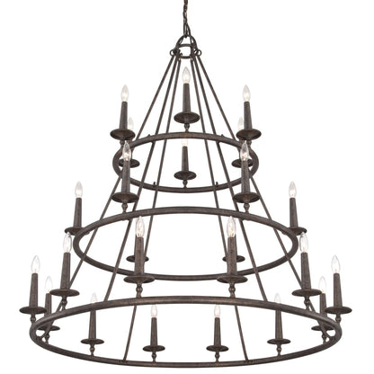 James Allan Chatham 24 Light 48" Wide Chandelier