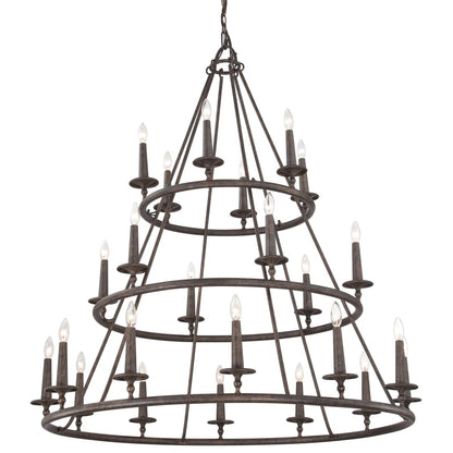 James Allan Chatham 24 Light 48" Wide Chandelier
