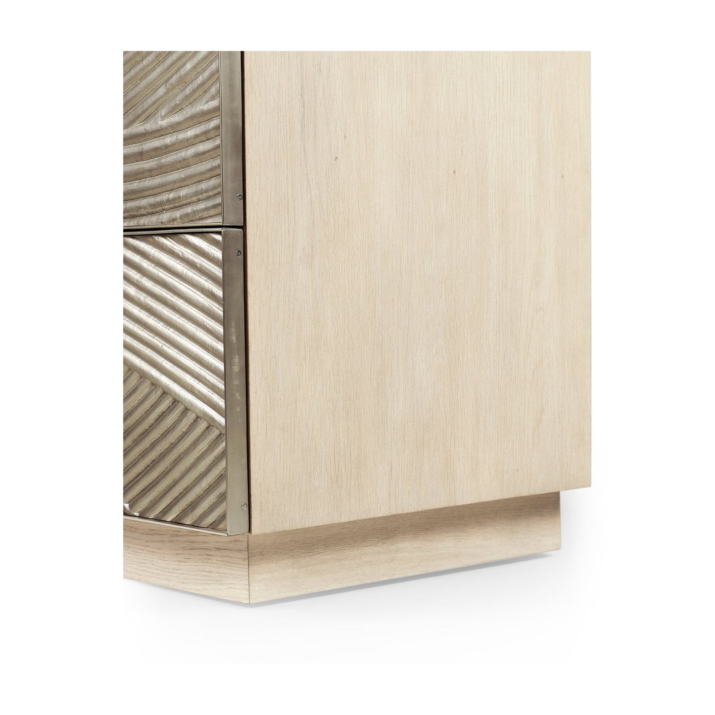 Jonathan Charles Capillary Cast Metal Texture Double Dresser (500393-BLO-SFM)
