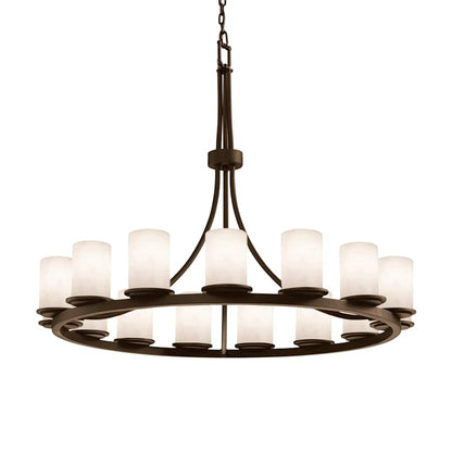 Justice Design Group Clouds 42" Wide Ring Chandelier