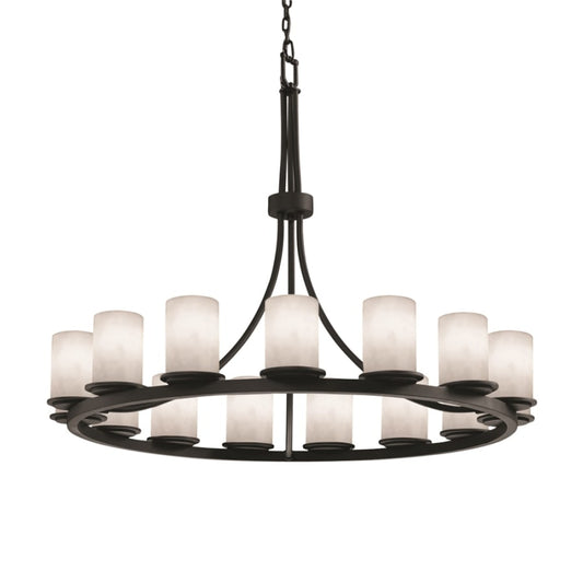 Justice Design Group Clouds 42" Wide Ring Chandelier