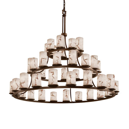 Justice Design Group LumenAria 60" Wide Ring Chandelier