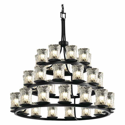 Justice Design Group Veneto Luce 42" Wide Ring Chandelier