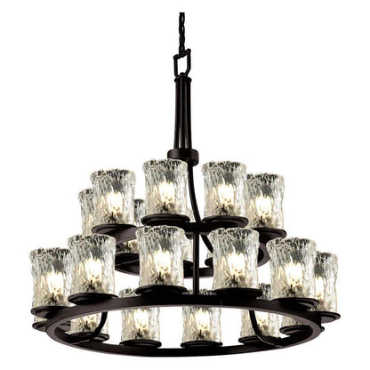 Justice Design Group Veneto Luce 33" Wide Ring Chandelier